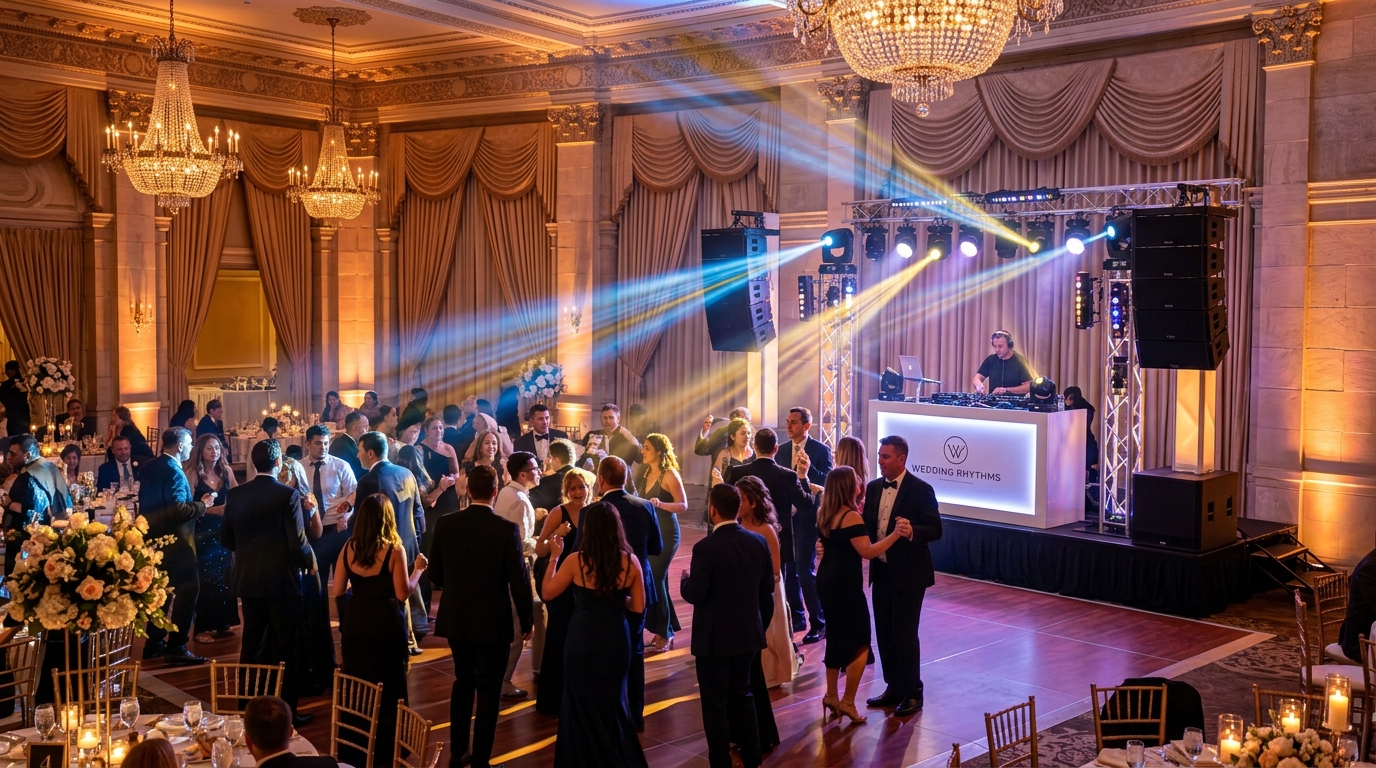 Esküvői rendezvény DJ fények és hangosítás